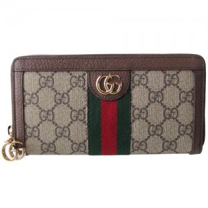 グッチ GUCCI ラウンドジップ 長財布 GGスプリームキャンバス 523154 96IWG 8745