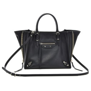 バレンシアガ BALENCIAGA PAPER ZA MINI A4 AJ 2WAYハンドバッグ 357333 DBCAN 1000