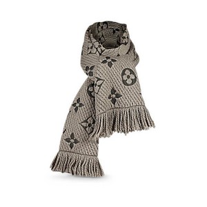 ルイヴィトンマフラー LOUIS VUITTON エシャルプ・ロゴマニア M72242