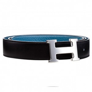 エルメスベルト HERMES エルメス レザーベルト メンズ　レザーシルバーバックル he-be-6816