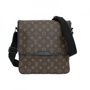 LOUIS VUITTON　ショルダーバッグ　モノグラム・マカサー　バスMM　M56715