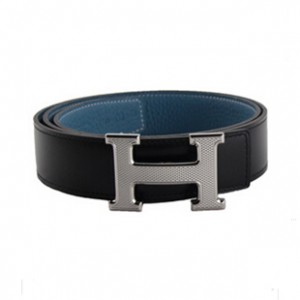 エルメス ベルト HERMES エルメス レザーベルト ミズ　レザーシルバーダイヤモンド格バックルhe-be-6827