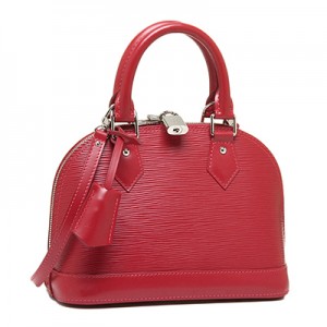 ルイヴィトンバッグ バッグ LOUIS VUITTON M40850 エピ アルマBB ハンドバッグ カーマイン