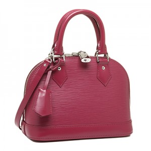 ルイヴィトン バッグ LOUIS VUITTON M40851 エピ アルマBB ハンドバッグ フューシャ
