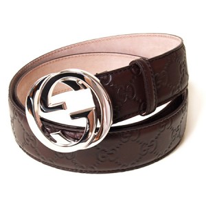 グッチ GUCCI GGバックル ベルト ブラック レザー WG 114984 AA61N 1000