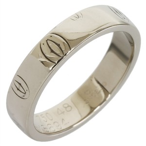 カルティエリング Cartier ハッピーバースデー K18WG ギャラ B608974