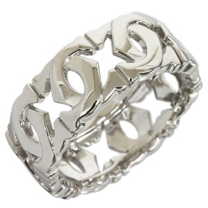 カルティエリング Cartier アントルラセ リング K18WG ギャラ B608989
