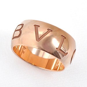 ブルガリリング BVLGARI 指輪 モノロゴリング BVLGARI ピンクゴールド AN854567