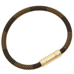 LOUIS VUITTON ブレスレット アクセサリー レディース ルイヴィトン M6139 ブラウン ゴールド