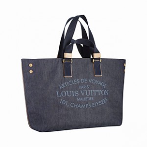 LOUIS VUITTON ルイヴィトン プランソレイユ カバGM トートバッグ ブルーマリーヌ デニム (M94148)