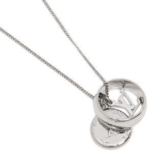 LOUIS VUITTON ネックレス アクセサリー メンズ ルイヴィトン M62485 シルバー