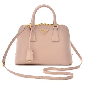 プラダ PRADA 2WAY サフィアーノ ハンドバッグ レディース ピンク レザー BL0838 NZV 615