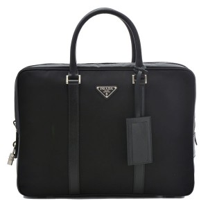 PRADAバッグ  プラダ VA0661 ナイロン ハンドバッグ ブラック メンズ レディース ビジネス black