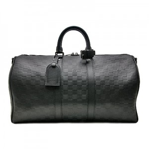 LOUIS VUITTON 【ルイヴィトン】ダミエ アンフィニ キーポル バンドリエール45 ボストンバッグ 旅行カバン オニキス N41145