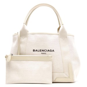 バレンシアガ BALENCIAGA トートバッグ ネイビーカバス NAVY CABAS S ナチュラル 339933 AQ38N 9281 