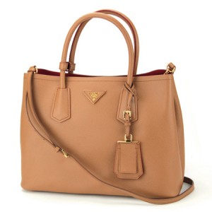 プラダトートバッグ ショルダーバッグ レディース PRADA 1BG887 2A4A F098I F0XKV ブラウン