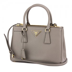 プラダハンドバッグ  PRADA BN2316 NZV F0572 バッグ サフィアーノ ルクス レディース グレー系 2WAY ショルダーバッグ トライアング...