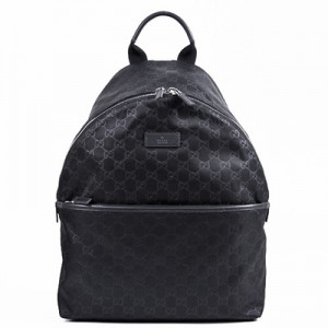 GUCCI グッチ グッチシマ ナイロン バックパック リュックサック レザー 黒 ブラック 190278 KBT8N 1000 