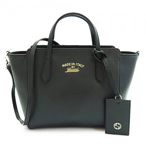 グッチ GUCCI バッグ 2WAY ショルダーバッグ ハンドバッグ レディース グッチスウィング ダラーカーフ ブラック 368827 CAO0G 1000