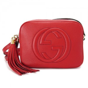 グッチバッグ GUCCI ショルダーバッグ ソーホー/SOHO レッド 308364 A7M0G 6523 レディース