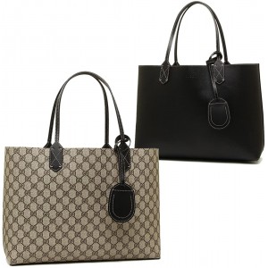 グッチ トートバッグ レディース GUCCI 368568 A9810 9769 ベージュ ブラック
