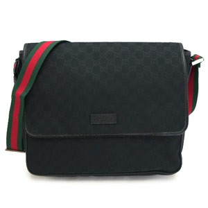 グッチ ショルダーバッグ レディース  GGキャンバス ブラック 233052 F4F5R 1060