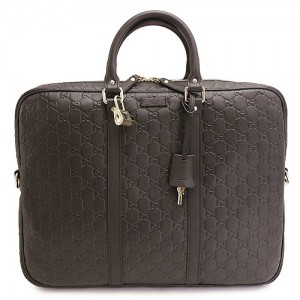 グッチ ビジネスバッグ GUCCI ブリーフケース メンズ GG柄レザー/グッチ シマ ダークブラウン 201480 BNX1G 2145