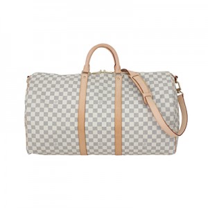 Louis Vuitton　ダミエ アズール キーポル バンドリエール 55 ストラップ付 ボストンバッグ N41429 