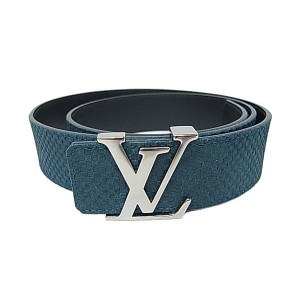 ルイ・ヴィトン ダミエ サンチュール イニシアル ブルーペトロール ベルト LOUIS VUITTON ヴィトンm6668v