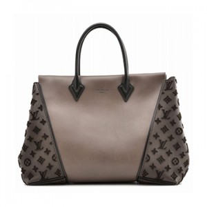 ルイ ヴィトン LOUIS VUITTON バッグ キュイール オルフェーヴル スエード トートW GM ハンド トート バッグ M94338 グリ ブラウン 茶 モノグラム レザー