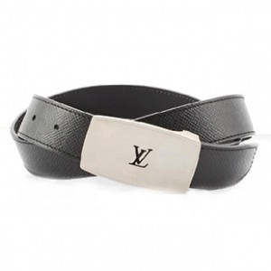 ルイヴィトン  ダミエ グラフィット サンチュール・LV ロング ベルト グレー M9638U