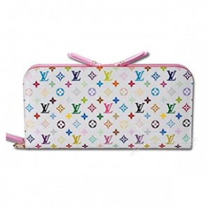 LOUIS VUITTON ルイヴィトン M93751 モノグラムマルチカラー ポルトフォイユアンソリット 長財布 ブロン/リッチ