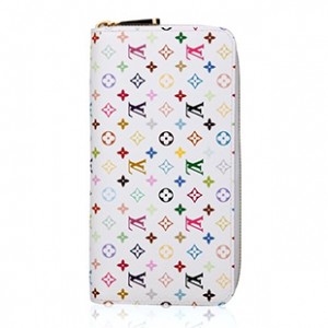 LOUIS VUITTON ルイヴィトン M60241 モノグラムマルチカラー ジッピーウォレット 長財布 ブロン/リッチ