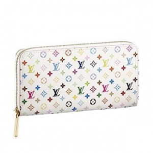 ルイヴィトン LOUIS VUITTON M60242 モノグラムマルチカラー ジッピー フィグ ウォレット ラウンドファスナー長財布 マルチカラー