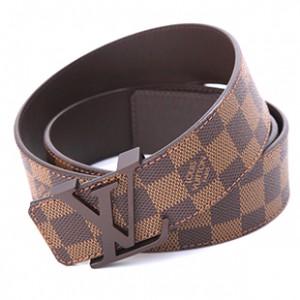 ルイ・ヴィトン　ダミエ　サンチュール・ＬＶ イニシアル 40ＭＭ　M9807Q