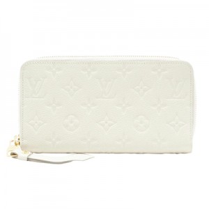 LOUIS VUITTON ルイヴィトンモノグラムアンプラントポルトフォイユスクレットロンネージュ白長財布M93437