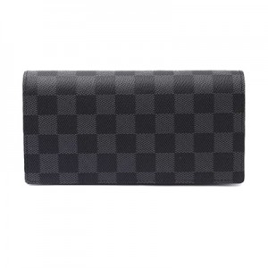 LOUIS VUITTON ルイヴィトン N62665 ダミエグラフィット ポルトフォイユブラザ 2つ折長財布