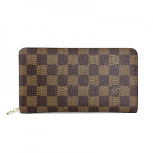 LOUIS VUITTON  ルイ ヴィトン ダミエ ポルトモネ ジップ ラウンドファスナー 長財布 N61728