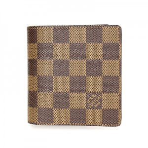 ルイヴィトン 　LOUISVUITTON　ダミエ　ポルトビエ カルトクレディモネ　二つ折り財布　コンパクト財布　N61665