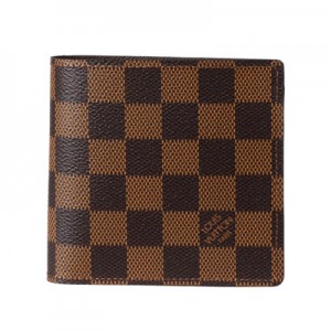 ルイヴィトン ​ LOUISVUITTON 二つ折り財布 ポルトフォイユ・マルコ ゴールド金具 N61675 メンズ