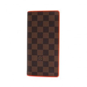 ルイヴィトン  財布 LOUIS VUITTON 長財布/ポルトフォイユ ブラザ　N63155　ダミエ/オランジュ