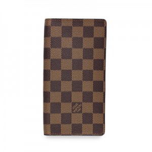 ルイ・ヴィトン Louis Vuitton ポルト カルト クレディ 円 札入れ カードケース 長財布 ダミエ ブラウン N60825