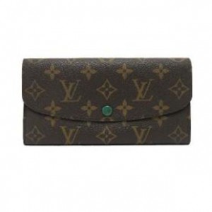 LOUIS VUITTON ルイ・ヴィトン ポルトフォイユ・エミリー M60137 長札ファスナー付財布 モノグラムライン ヴェール(グリーン)