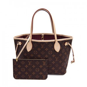 ルイヴィトン　ネヴァーフルPM　モノグラム/フューシャ　LOUIS VUITTON　トートバッグ　M41001