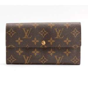 ルイヴィトン Louis Vuitton モノグラムライン ポシェット ポルトモネ クレディ M61726 2つ折り財布 ユニセックス