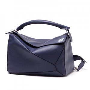 ロエベ/LOEWE  ハンドバッグ(2WAY仕様) PUZZLE SMALL CLASSIC CALF MARINE ブルー系 32230 k74 5510 レディース