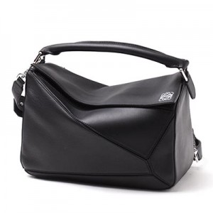 ロエベ  LOEWE ハンドバッグ(2WAY仕様) PUZZLE SMALL CLASSIC CALF BLACK ブラック系 32230 k74 1100 レ...