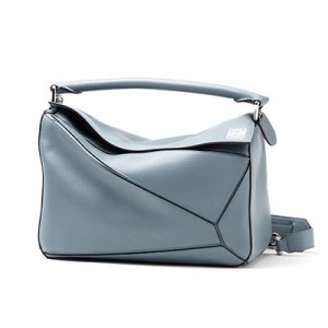 ロエベ LOEWE ハンドバッグ(2WAY仕様) PUZZLE SMALL CLASSIC CALF STONE BLUE ブルー系 32230 k74 590...