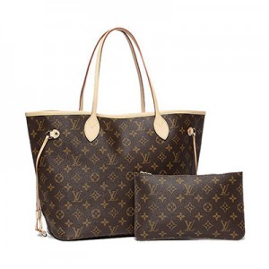 ルイ ヴィトン　VUITTON　モノグラム ネヴァーフルMM　ポーチ付き　フューシャ　M40996　