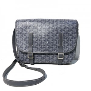 GOYARD  ゴヤール ベルヴェデール ユニセックス ショルダーバッグ グレー×シルバー金具 G2020698